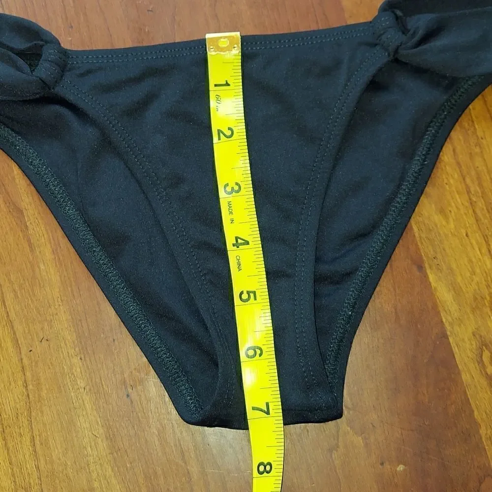 L*Space Black Taboo Bikini Bottom Sz XS